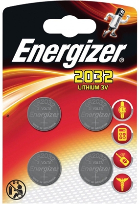 Attēls no Energizer Bateria CR2032 4 szt.