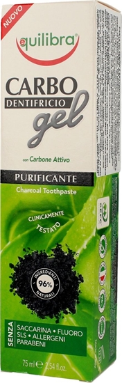 Picture of Equilibra Pasta do zbów Carbo Gel Charcoal Toothpaste 75ml