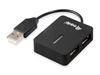 Picture of Equip 128952 interface hub USB 2.0 480 Mbit/s Black