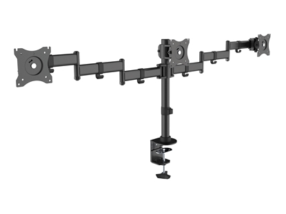 Picture of Equip 13"-27" Articulating Triple Monitor Desk Mount Bracket