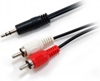 Picture of Equip 3.5mm Male to 2xRCA Male Stereo Audio Cable, 2.5m