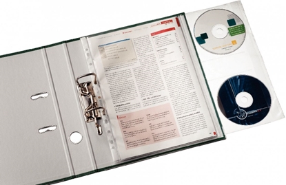 Изображение Esselte Koszulki na dokumenty A4 + CD Combo 130mic. 5szt. (47613003)