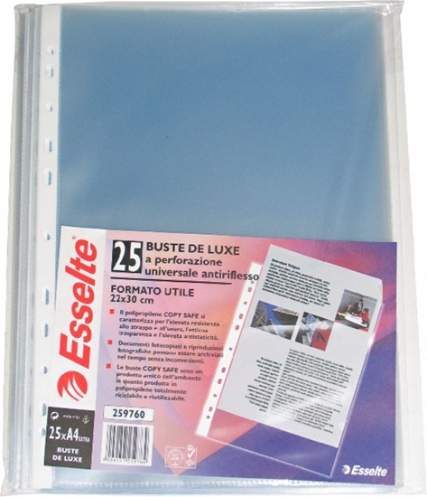 Picture of Esselte Koszulki na dokumenty Maxi groszkowe A4 100mic. 25szt. (259760)