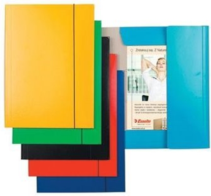 Picture of Esselte Teczka z gumk A4 kartonowa lakierowana óty (10K023M)