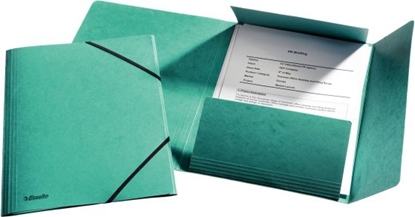 Picture of Esselte Teczka z gumk naron A4 preszpanowa zielony (10K017D)