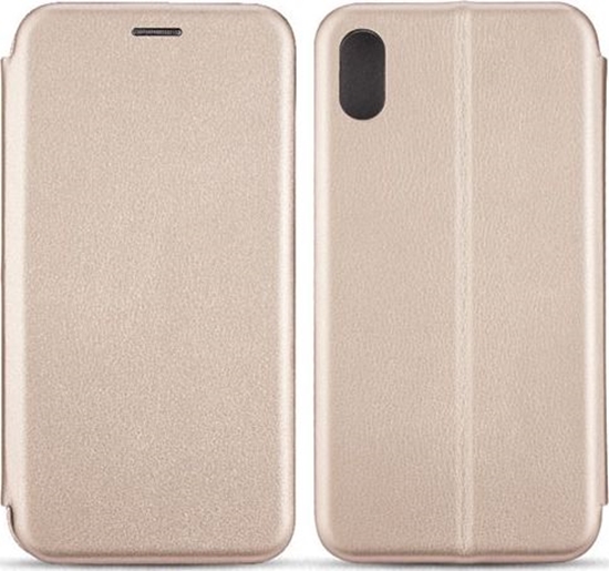 Picture of Etui Book Magnetic iPhone Xs Max rózowo- zoty/rosegold