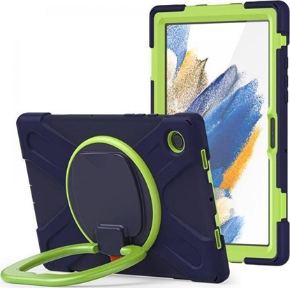 Picture of Etui na tablet Tech-Protect Etui X-Armor do Samsung Galaxy Tab A8 10.5 X200 / X205 Navy/Lime uniwersalny