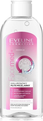 Изображение Eveline Cosmetics Eveline Cosmetics Facemed+ Hialuronowy P³yn Micelarny 3w1 Cera Bardzo Wra¿liwa 50ml