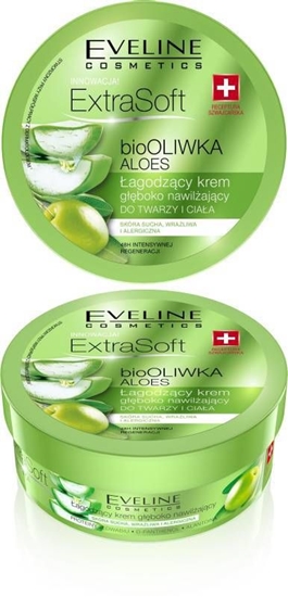 Picture of Eveline Extra Soft bio Oliwka i Aloes agodzcy krem gboko nawilajcy do twarzy i ciaa 175ml