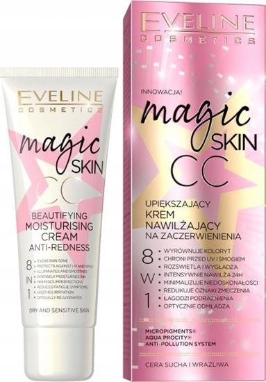 Picture of Eveline Krem nawilajcy Magic Skin Cc na zaczerwienienia