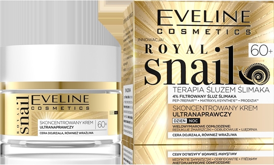 Picture of Eveline Royal Snail 60+ Skoncentrowany Krem ultra naprawczy na dzie i noc 50ml