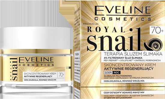 Picture of Eveline Royal Snail 70+ Skoncentrowany Krem aktywnie regenerujcy na dzie i noc 50ml