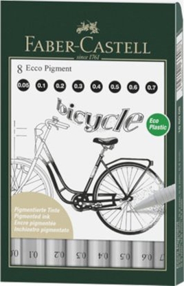 Picture of Faber-Castell Cienkopis Ecco Pigment 8szt w etui FABER CASTELL