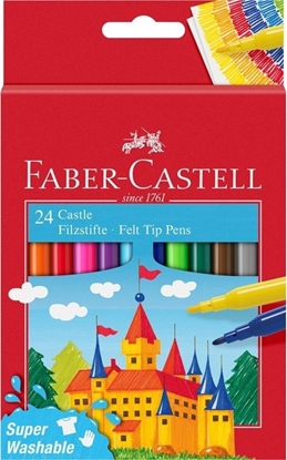 Picture of Faber-Castell Flamastry Zamek 24 kolory FABER CASTELL