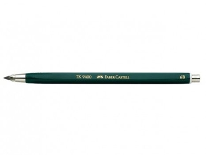 Изображение Faber-Castell Oówek Automatyczny TK 9400 3,15mm 6B Faber-Castell (139406 FC)