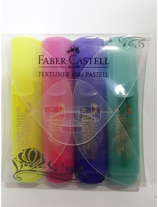 Picture of Faber-Castell Zakreślacz 1546 pastelowe 4 kolory (154610 FC)