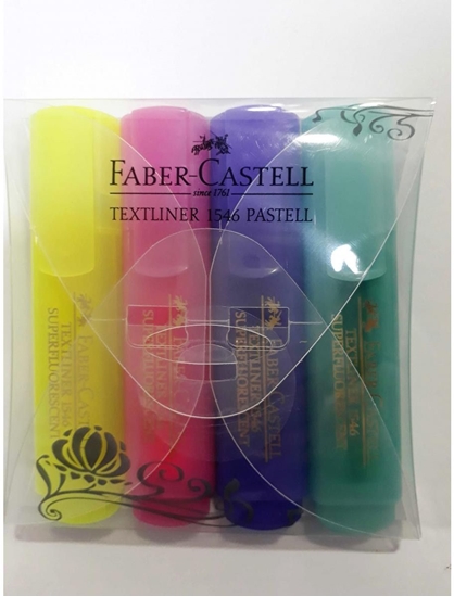 Picture of Faber-Castell Zakrelacz 1546 pastelowe 4 kolory (154610 FC)