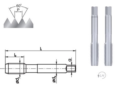 Изображение Fanar Gwintownik lewoskrtny rczny M16 2szt. (A1-260001-0160)