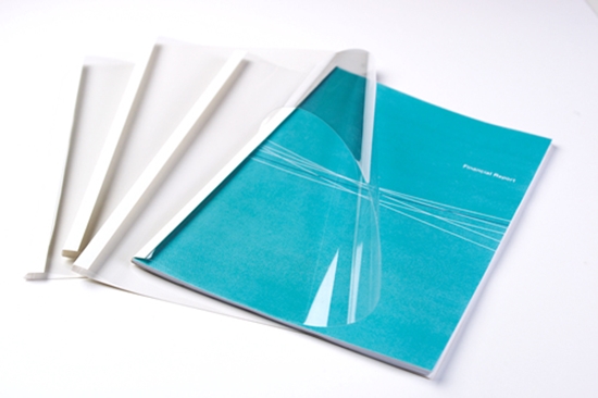 Picture of Fellowes 5391401 binding cover A4 Plastic Transparent, White 100 pc(s)