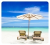 Picture of Fellowes Earth Series Mouse Pad Beach Chairs