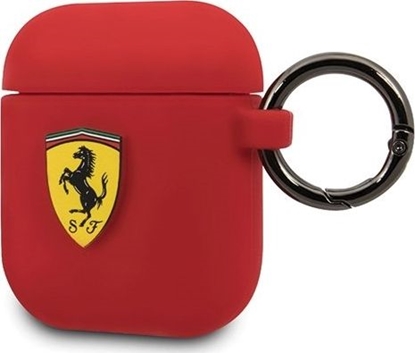 Picture of Ferrari Etui ochronne Fesaccsilshre do Airpods czerwone