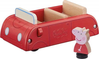 Attēls no Figurka Tm Toys Świnka Peppa - Drewniany samochód (PEP 07208)