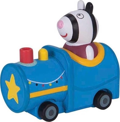 Attēls no Figurka Tm Toys Świnka Peppa - Mały powozik: Zoe w lokomotywie (95785)