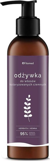 Picture of Fitomed Fitomed Odywka do wosów koloryzowanych ciemnych Herbata i Henna 200g