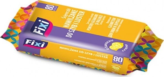 Picture of Fixi ciereczki nawilane do szyb i luster o zapachu cytryny