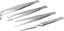 Picture of Fixpoint Zestaw pincet 4-czciowy - wersja nierdzewna 77101