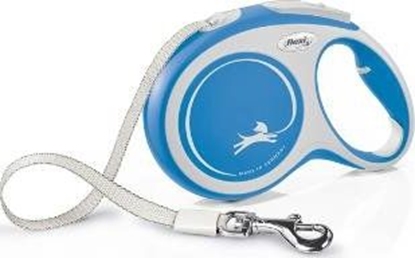 Picture of Flexi Smycz automatyczna New Comfort L tama 8 m kol. niebieski