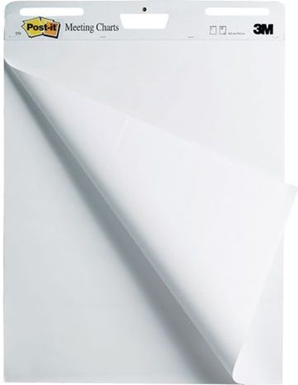 Picture of Flipchart Post-it POST-IT Arkusze konferencyjne samoprzylepne METTING CHART 559 63,5 x 77,5cm