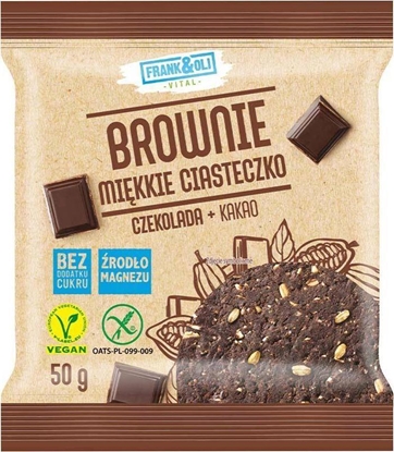Picture of Frank&Oli Ciasteczko Brownie Czekolada i kakao 50 g