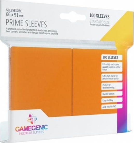 Picture of Gamegenic Gamegenic: Prime CCG Sleeves (66x91 mm) - Orange, 100 sztuk