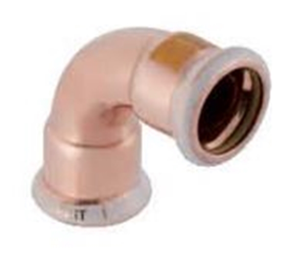 Изображение Geberit Kolano 90° Mapress Kupfer Gas 28mm (34503)