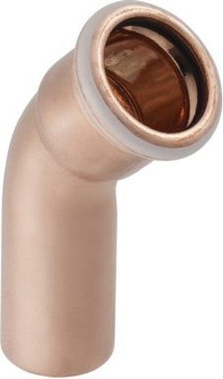 Picture of Geberit Kolano jednokielichowe Mapress Kupfer 45° 22mm (60704)