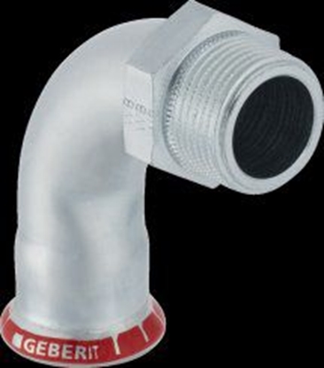 Изображение Geberit Mapress C-Stahl - kolano 90° GZ 15 x 1/2" (20503)