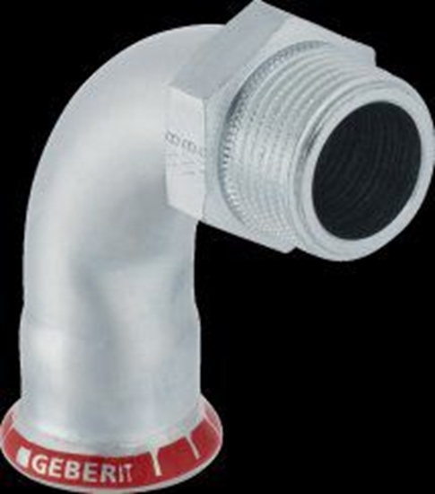 Изображение Geberit Mapress C-Stahl - kolano 90° GZ 15 x 1/2" (20503)