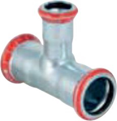 Изображение Geberit Trójnik redukcyjny Mapress C-Stahl 76 x 28 x 76mm (21230)