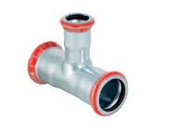 Изображение Geberit Trójniki Mapress C-Stahl redukcyjny 42 x 18 x 42mm (21217)