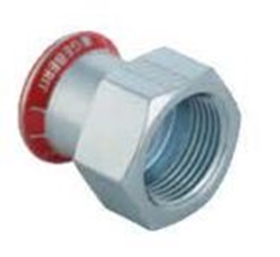 Изображение Geberit Zczka Mapress C-Stahl przejciowa z gwintem wewntrznym DN 12/20 (21823)