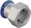 Picture of Geberit Zczka Mapress Edelstahl przejciowa GW 15mm x 1/2" (31802)