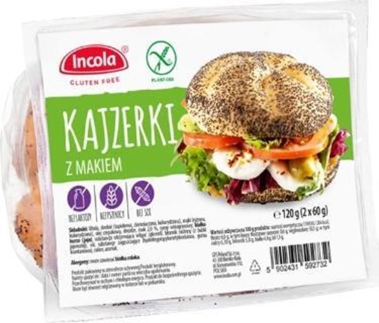 Picture of GFS Poland Buka kajzerka z makiem bezglutenowa 2 x 60 g