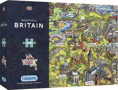 Изображение Gibsons Puzzle 1000 Piękna Brytania G3