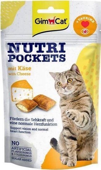 Picture of Gimcat Gimcat Nutri Pockets 60g Ser+Tauryna