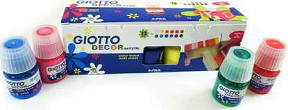 Изображение Giotto Farby akrylowe Decor acrylic 12 kolorów GIOTTO
