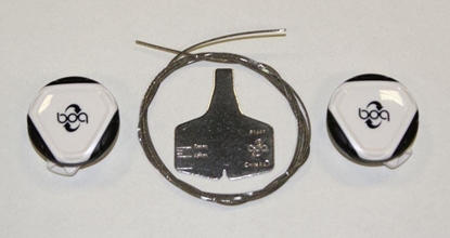 Attēls no Giro Pokrto boa do butów GIRO BOA L6 MIRRORED DIAL C (cay zestaw z linkami BOA nr: b1835-58) 2szt biae