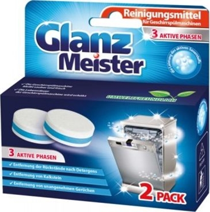 Picture of GlanzMeister Czyścik do zmywarki w tabletkach GlanzMeister 2 sztuki uniwersalny