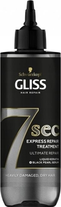 Attēls no Gliss Kur gliss ekspresowa kuracja do włosów 7sec ultimate repair 200ml