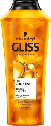 Изображение Gliss Kur Nutritive Shampoo odżywczy szampon do włosów przesuszonych i nadwyrężonych 250ml